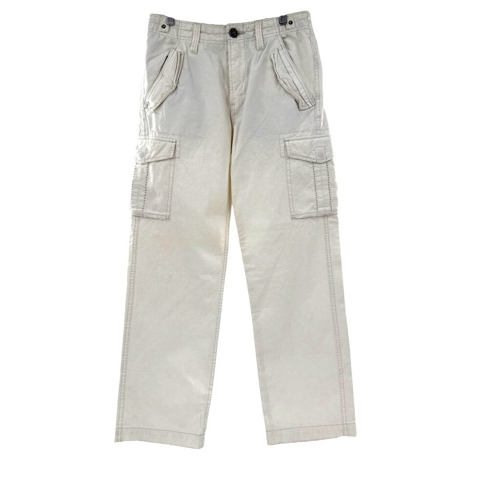 Z-Brand‎ Mens Cargo Pants 29x32 Beige Cotton Blend Straight Leg